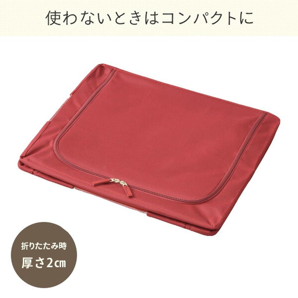 Úložný box Stohovatelný s oknem Šířka 50 x Hloubka x Výška 28 cm Úložný prostor na oblečení Kompletní produkt Hnědá [Yamazen] 38,5 WYTC-TSB(BR)