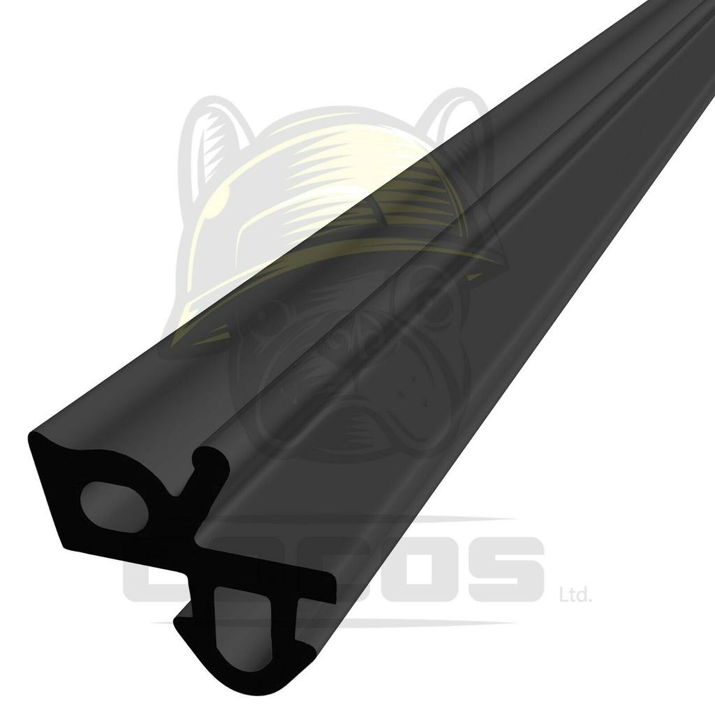 Seal for PVC windows S-1586 WITAL BLACK 1m