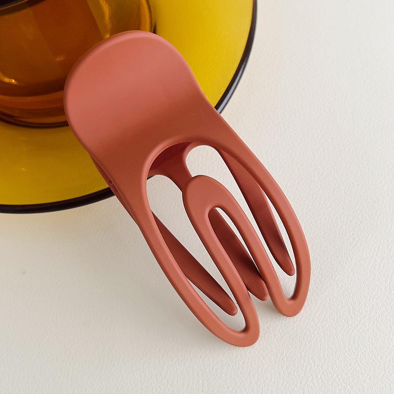 Новая матовая U-образная заколка для волос женская корейская средняя однотонная заколка для волос простая заколка-уточка заколки аксессуары для волос для девочек