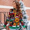 European & American Casual Christmas Snowman Pullover Sweater - 2023 Autumn Winter Cartoon Alpaca Knitwear.