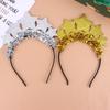 Christmas New Year Party Headband Glitter Star Hair Hoop Hair Accessories Carnival Tinsel Hair Bands Decoration