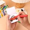 Cartoon Mini Coloring Book for Early Childhood: Sticky Notes, Watercolor Doodles