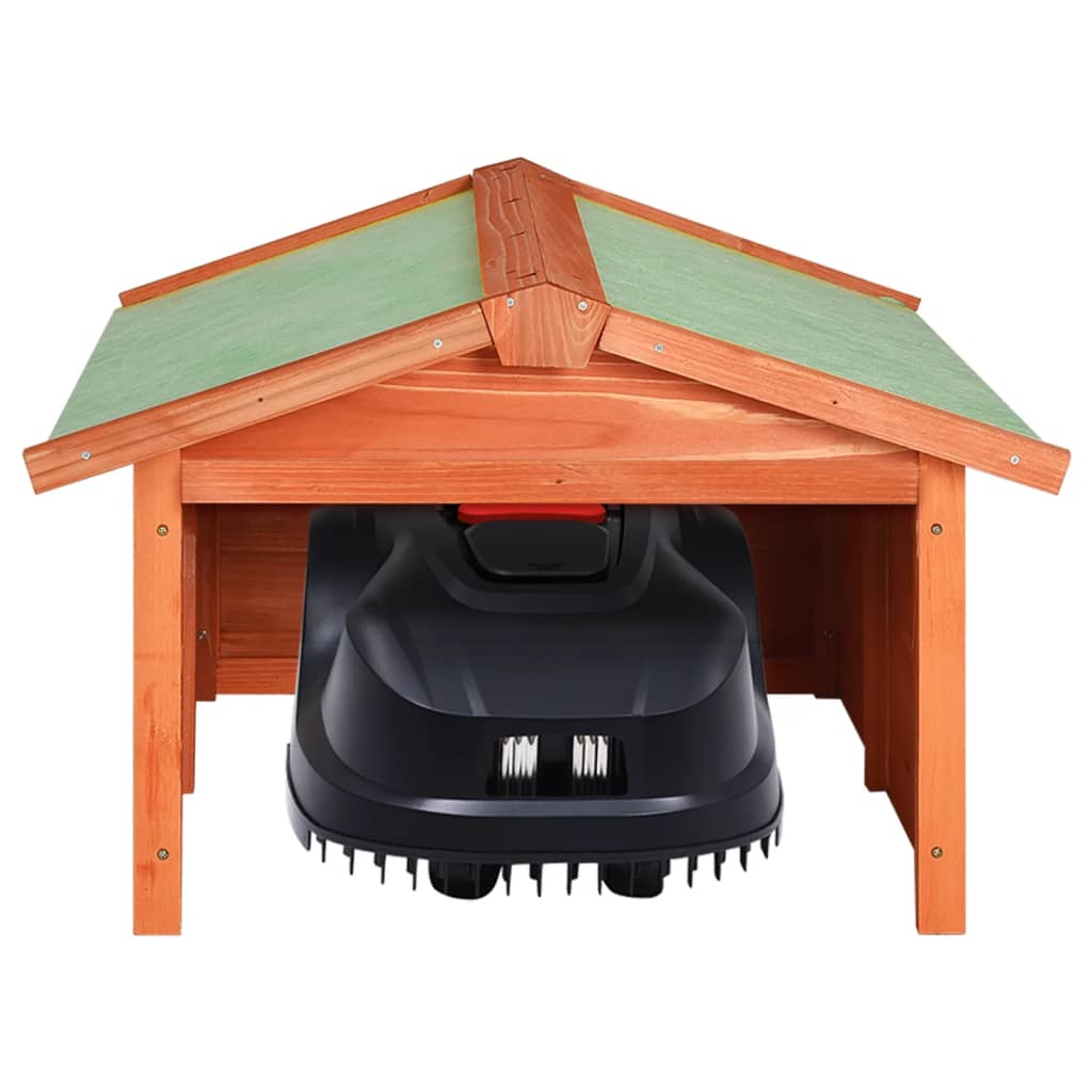 Vidaxl Garage per Tosaerba Robotico, 72X87X50, Legno Massello di Abete