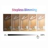 LED Clock Table Lamp With fan USB Chargeable Touch Lights 2Heads 180 Rotate Foldable Eye Protection Desktop Reading Table Lights