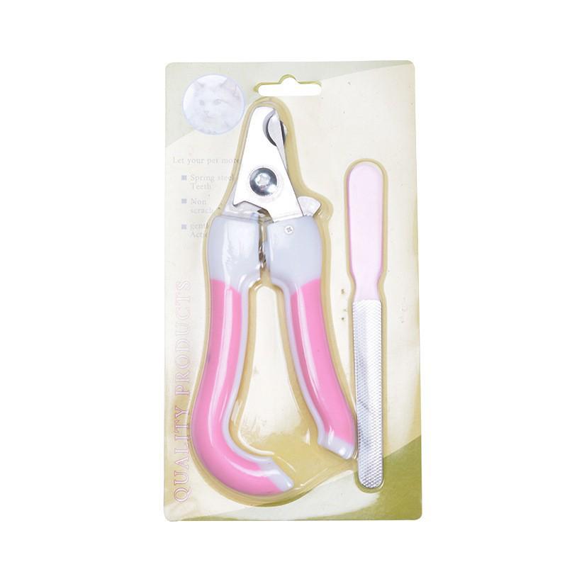 Stainless Steel Pet Nail Clippers for Cats & Dogs with Nail Grinder