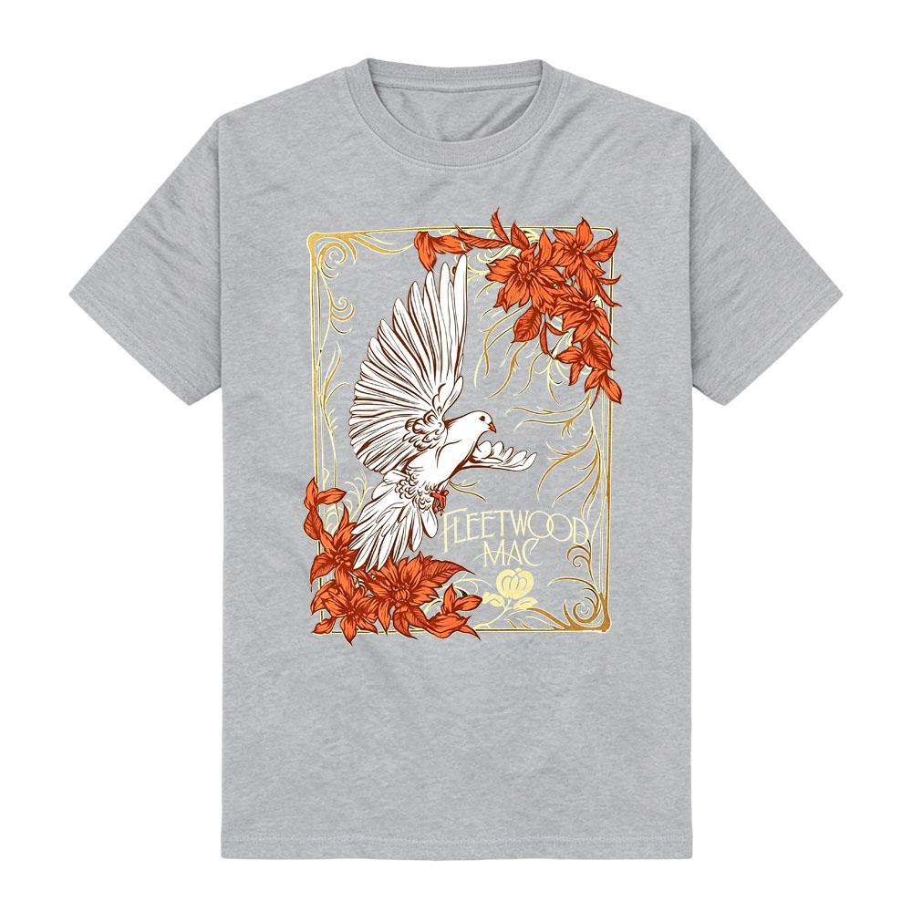 Fleetwood Mac The Dove T-Shirt Jugendstil Orchester Gotische Ästhetik T-Shirt Rundhals Baumwoll T-Shirt Kurzarm Unisex Oberteile