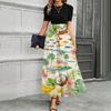Women’s Summer Dress with Tropical Print Casual Maxi Dresses for Women Formal Dresses for Women Vacation Dress Sundresses for Women