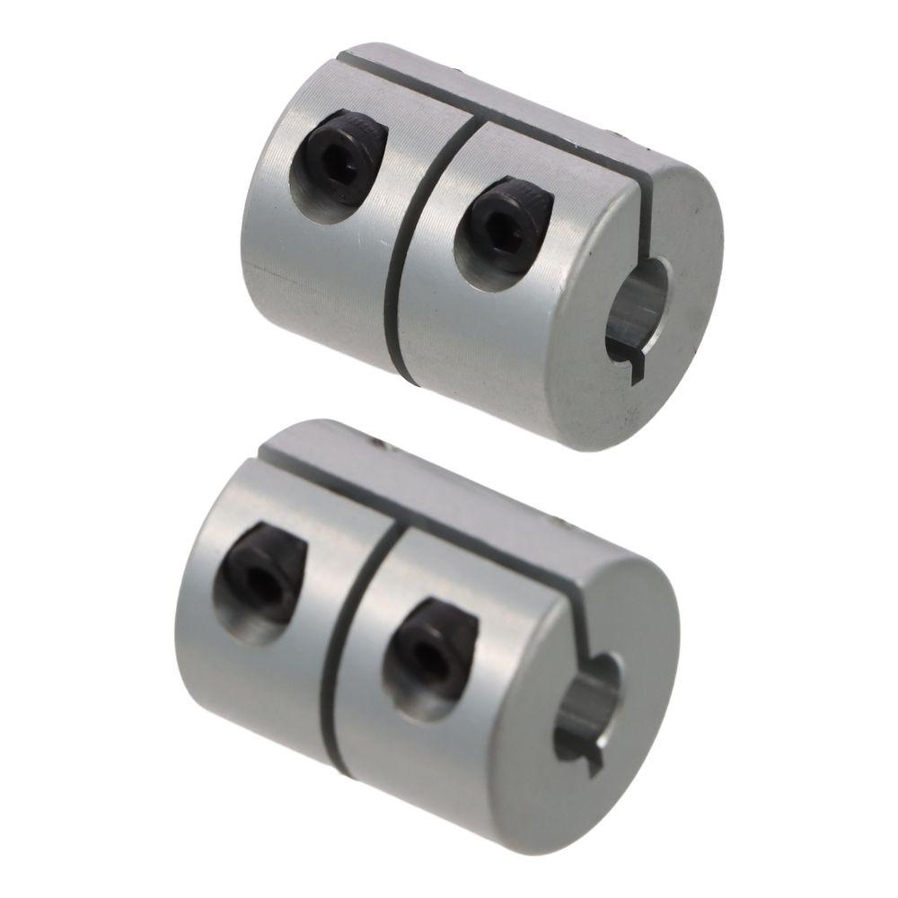 

2 шт. 25 мм x 20 мм зажимные муфты серебристого тона, муфта вала из алюминиевого сплава, 3D-принтер