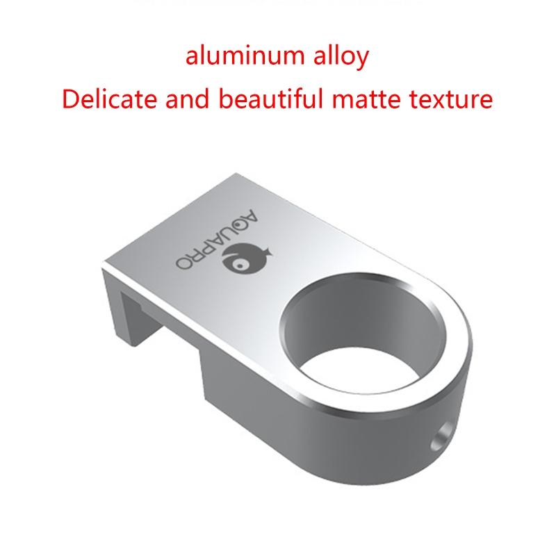 Aquarium Aluminum Alloy Water Pipe Clip Fish for Tank Background Fixture Clips X3UC