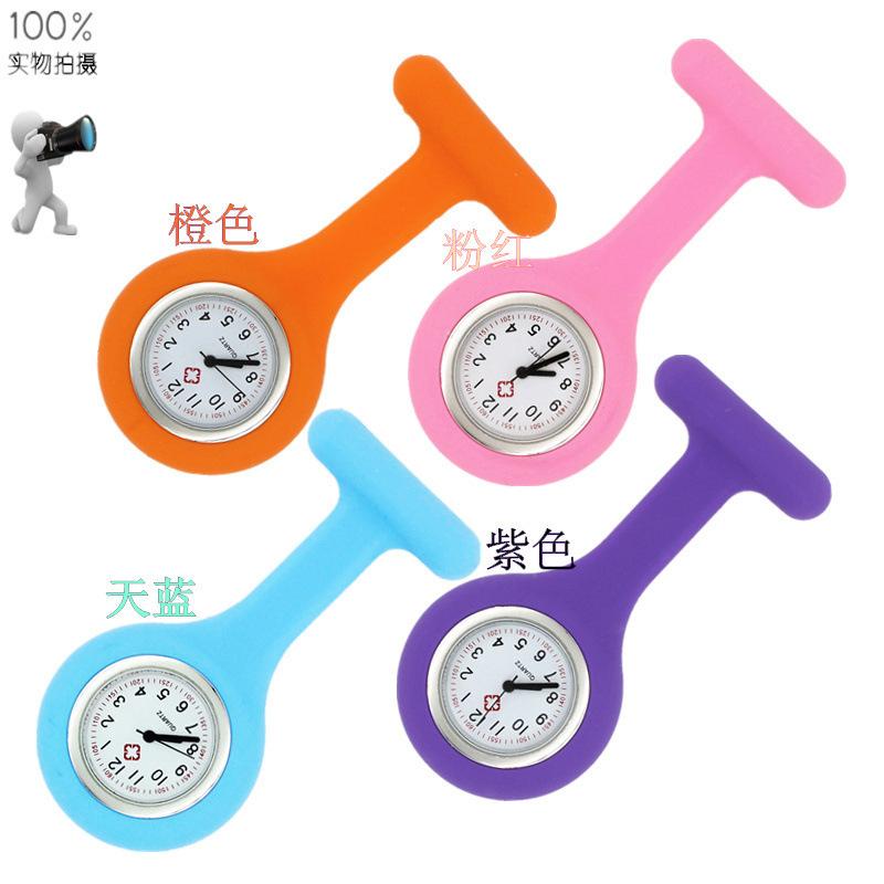Silicone Nurse Watch Medical Pendant Watch Chest Watch Professional Health School Student Male And Female Watch Jelly Pocket Watch