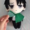 Attack on Titan Plush Toys Levi Ackerman Stuffed Dolls Cartoon Eren Jaeger Plushie Figure Peluche Pillow Kids Christmas Gifts