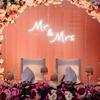 Mr and Mrs Neon Sign for Wedding Decor, Mr & Mrs Sign Wedding Ceremony Backdrop Decorations Gift for Reception