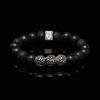 Eightvolume Ev 3Motif Bead Bracelet(Black)
