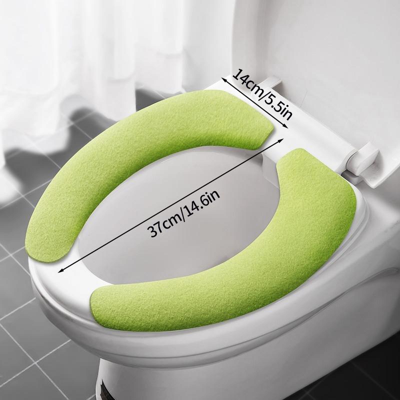 Universal Toilet Seat Cover Toilet Seat Cover Pad Bathroom Warmer Seat Lid Cover Toilet Sticker Home Bathroom Supplies