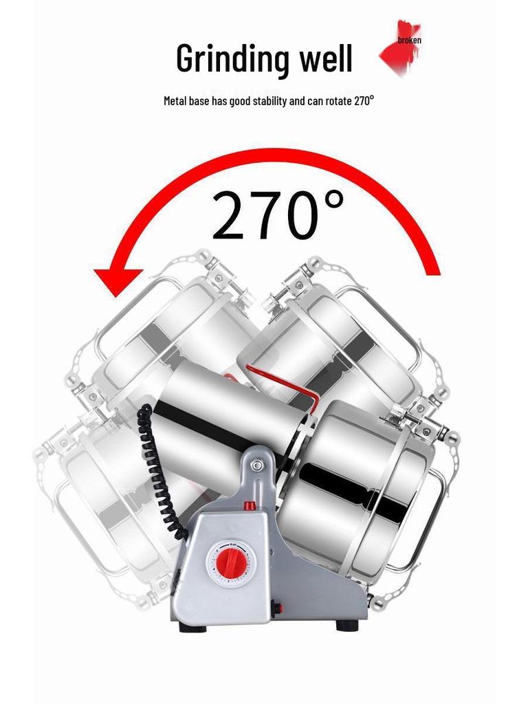 Stainless Steel Multi-Functional Electric Grain & Cereal Crusher Machine