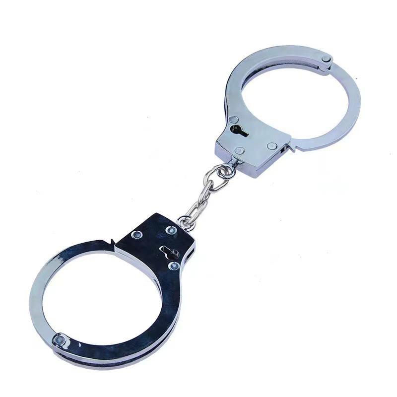 Stainless Steel Escape Room Handcuffs and Leg Cuffs for Couples