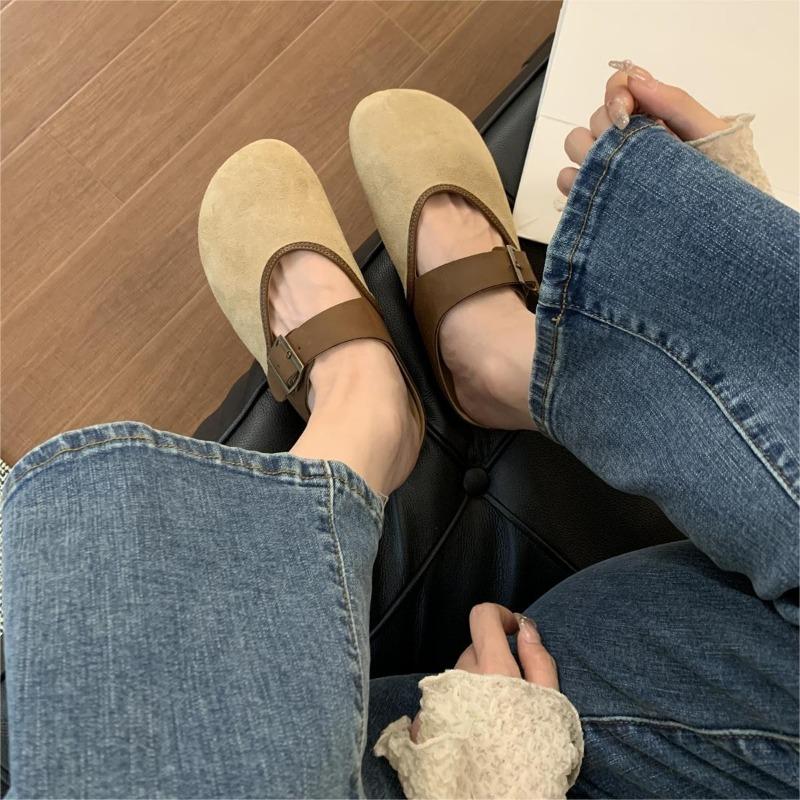 Fashion Spring and Autumn Slippers Women's Flat Shoes 2024 New Trendy Fashion Baotou Slippers Women's Slip-On Shoes