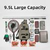 Double-layer TPU Lure Fishing Bags Waterproof Fishing Tackle Pack Fishing Chest Bag  Hiking Camping