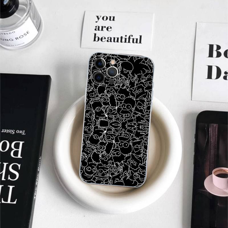 Funny Cartoon S-Simpsons For IPhone 17 Air 16 Pro Max 15 14 13 12 11 Plus Phone Case
