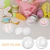 100/50pcs Christmas Transparent Children Stroage Balls Clear Plastic Containers Crafts Packaging For Wedding Party Gift Boxes