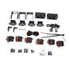 Robot Arm Kit, 6DOF Robot Mechanical Arm Clamp Claw Kit with Aluminum Plate for 6DOF Manipulators