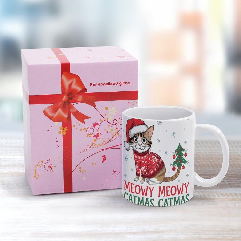 1 Stück 11oz leere Keramiktasse, beidseitig bedruckter Kaffee-Teetasse, langlebiges Material, glatte Wand, leicht zu spülen, ideal für Zuhause und Arbeitsplatz