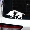 Adesivo per Auto Creativo Caccia Cinghiale Applicazione Finestrino Veicolo Cacciatore Decalcomania in Vinile Automobile Moto Tuning Decorazione Accessori