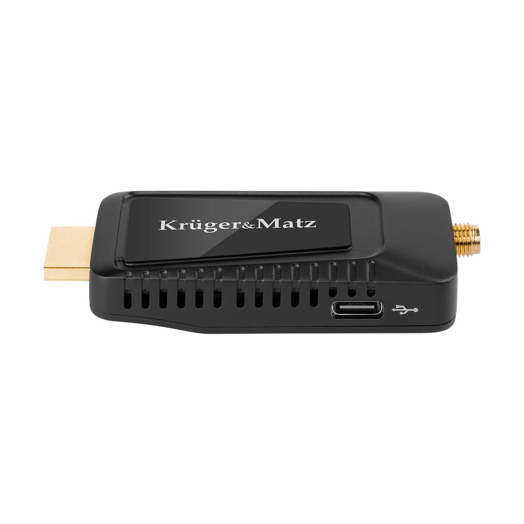 Sintonizzatore DVB-T2 HEVC H.265 mini su HDMI Kruger&Matz