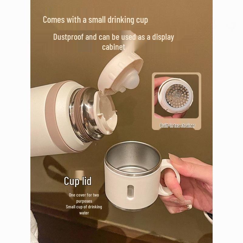 High-Value 316 Stainless Steel Insulated Water Cup with Lid - Large Capacity, Portable, Food-Grade, Ideal for Tea