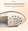 Genuine Leather Breathable Soft Sole Sandals for Middle-Aged & Elderly Women - Non-Slip Flat Heel