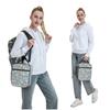 Blue Background Cute Cartoon Corgi Insulated Lunch Bag for Women Children Leakproof Food Boxes Thermal Lunch Box Tote