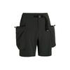 Urban Outdoor Series Logo Patch Casual Loose Pocket Cargo Shorts Men Shorts Baroque-Green 1387985-310