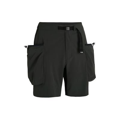 Urban Outdoor Series Logo Patch Casual Loose Pocket Cargo Shorts Men Shorts Baroque-Green 1387985-310