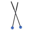 2 STK Trommelschlägel Perkussionsschlägel für Xylophon Glockenspiel Marimba Glocke Chimes Schwarzer Stab Blau