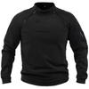 Men's Double Sleeve Color Block Tactical Fleece Hoodie for Spring/Autumn