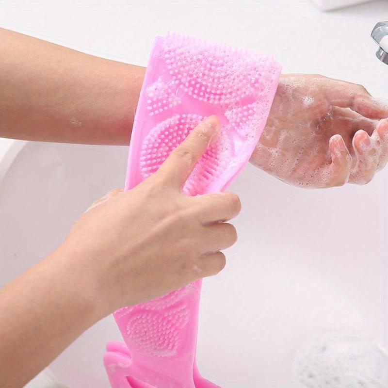 Silicone Shower Towel - Body Brushes | Unisex Bath Towels | Rubbing Back Shower Belt, Long Back Clean Brushes | Shower Specific.