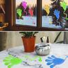 10-30pcs Funny Sticky Hands Toy For Kids Colorful Palm Elastic Sticky Toys Squishy Stress Relief Toys Novelty Gift Party Favors
