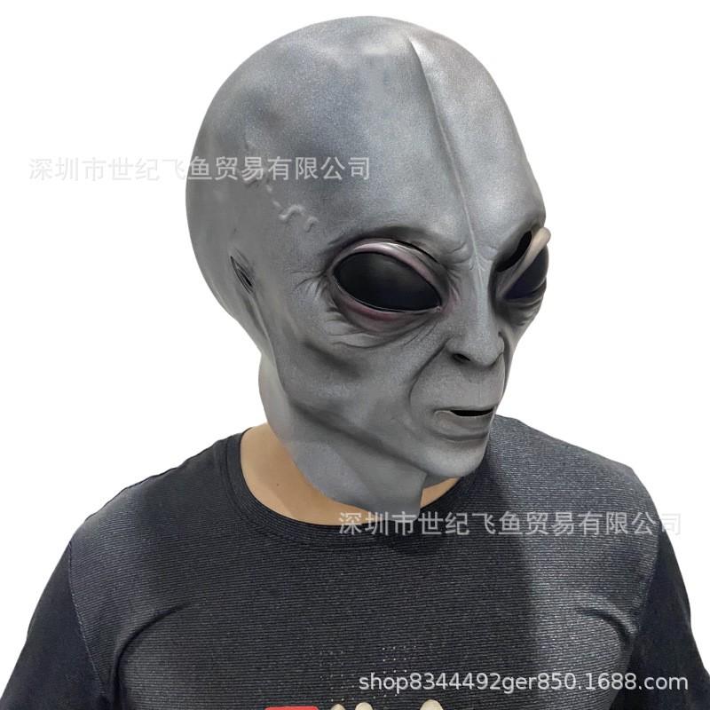Halloween Faceless Alien Mask Latex Full Head Cosplay Party Scary Costume Props