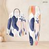 Women Plus Size Abstract Printed Nurse Scrub Set V Neck Long Sleeve Pocket Top Long Pants Two Piece