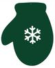 Ś21 Christmas pendant GLOVE Christmas decoration openwork WINTER HOLIDAYS