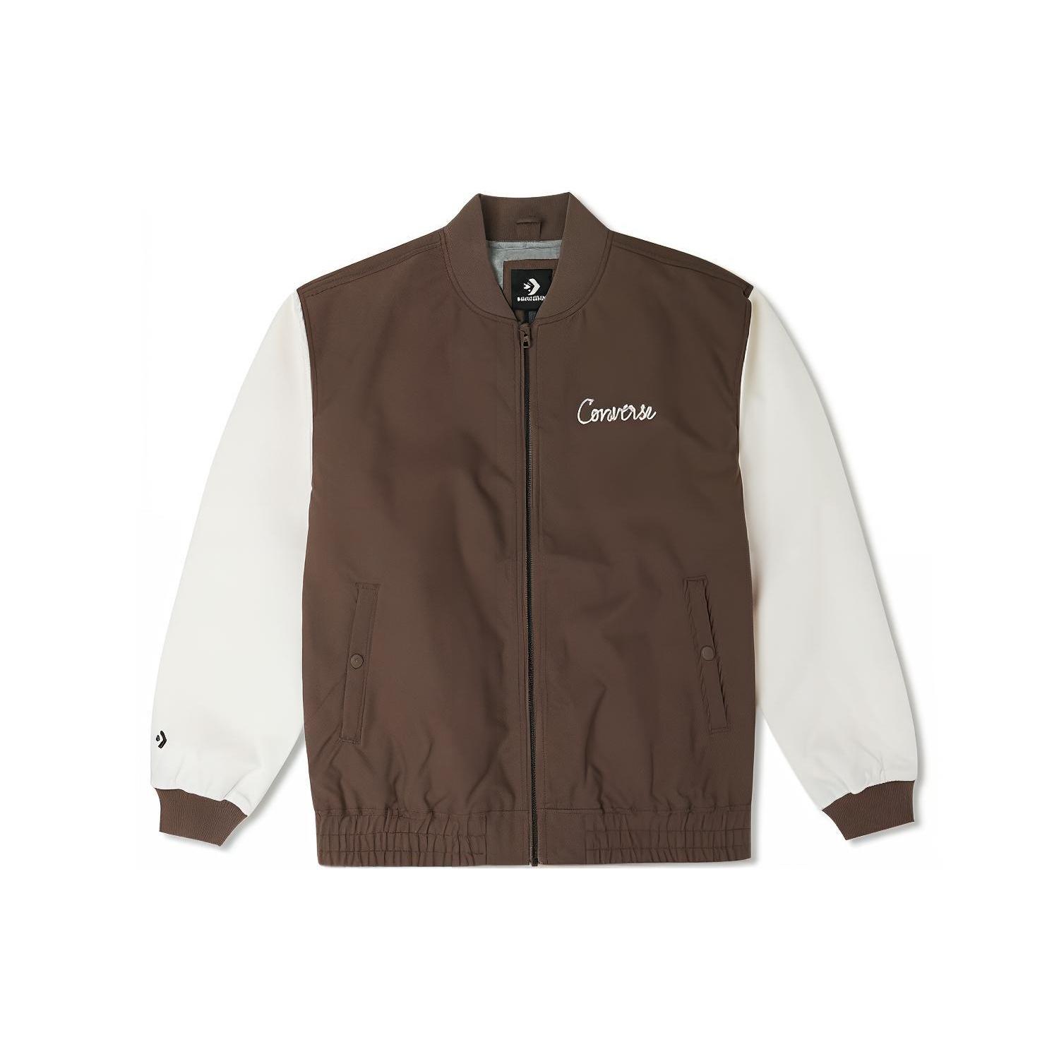 Converse Chain Stitch Woven Jacket Asia Sizing Earthy Brown Men s 10025514-A01 M