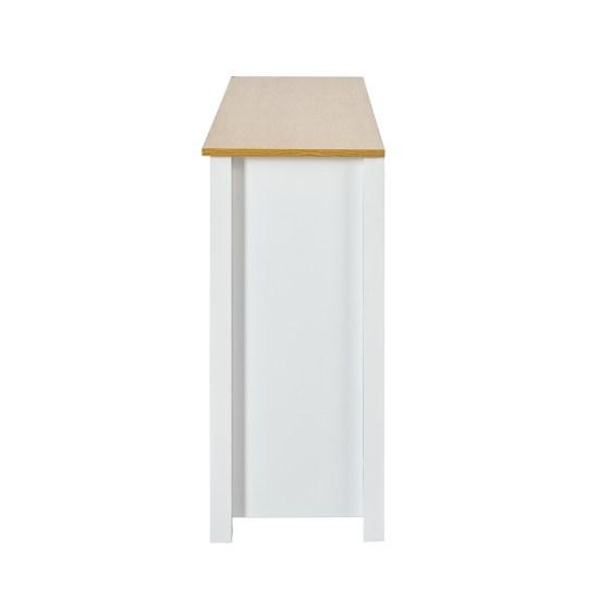 Floor Cabinet Large Capacity Stable Structure with Adjustable Shelves Space-saving Waterproof Floor Standing Kitchen Cabinet Storage