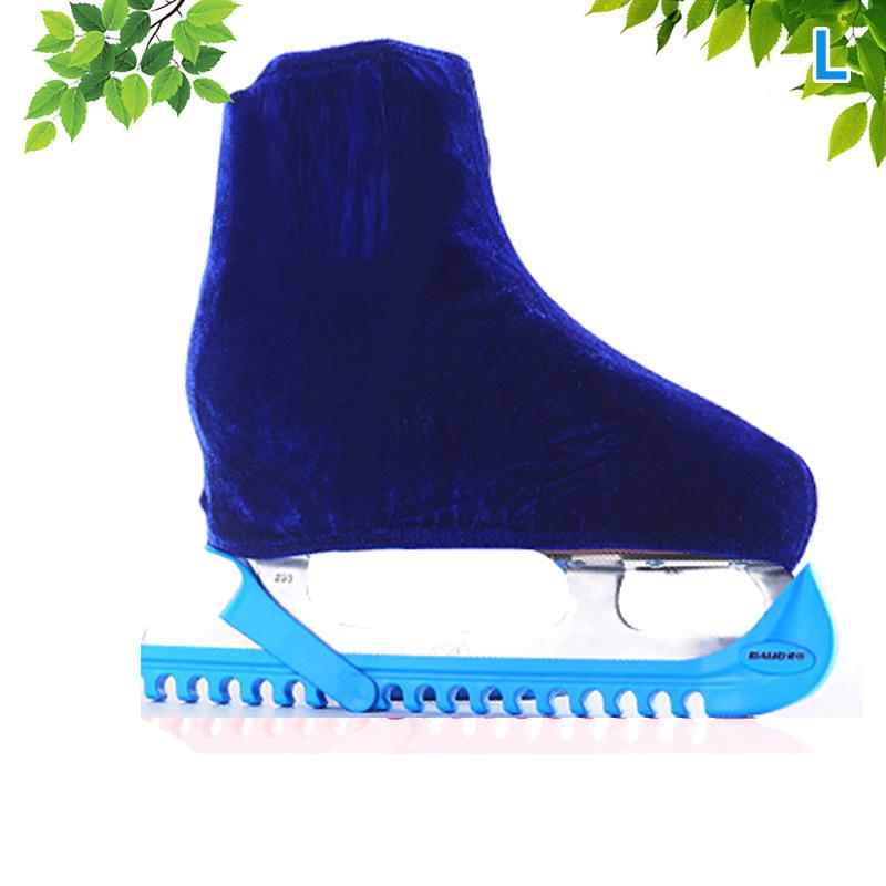 Upgraded High Elastic Velvet Fabric Figure Skating Shoes Cover Protector Anti-Scratch & Dustproof Ice Skate Blade Covers Guard