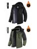 Cross-Border Outdoor Windproof Plus-Size Fleece-Lined Winter Windbreaker Jacket for Skiing and Fishing