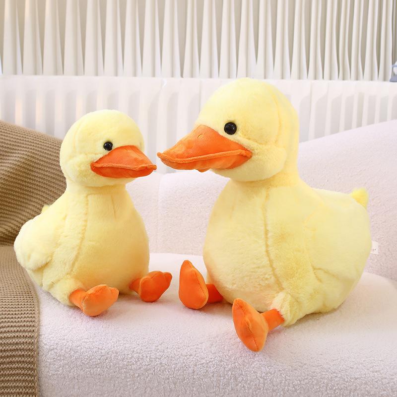 Cute Simulation Little Yellow Duck Plush Doll Little Duck Toy Children'S Company Soothing Doll Gift