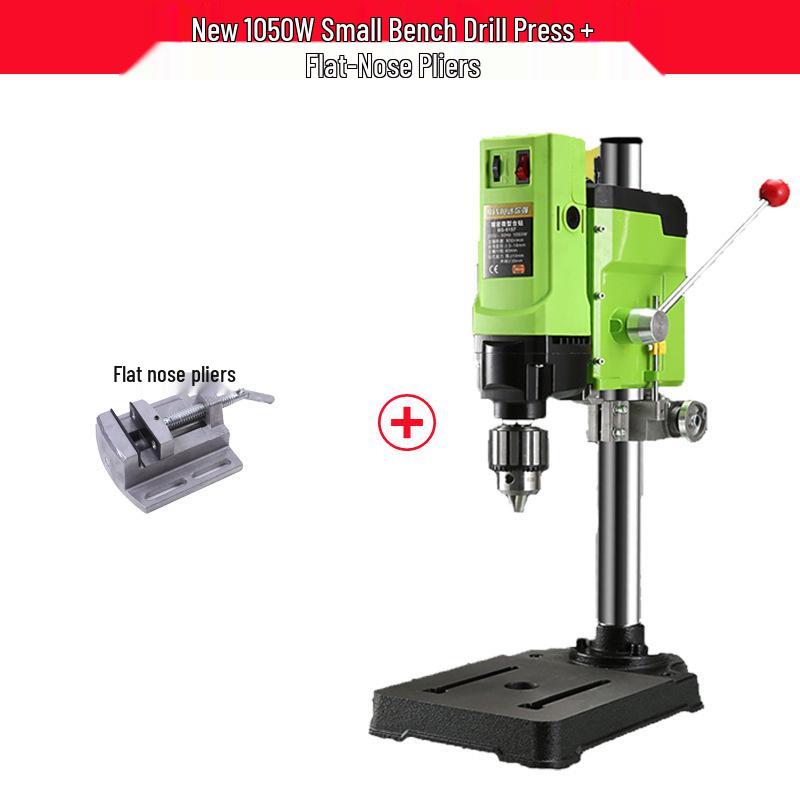 Mini Precision High-Speed Bench Drill: Multifunctional Compact Tabletop Press for Bead Making and Milling