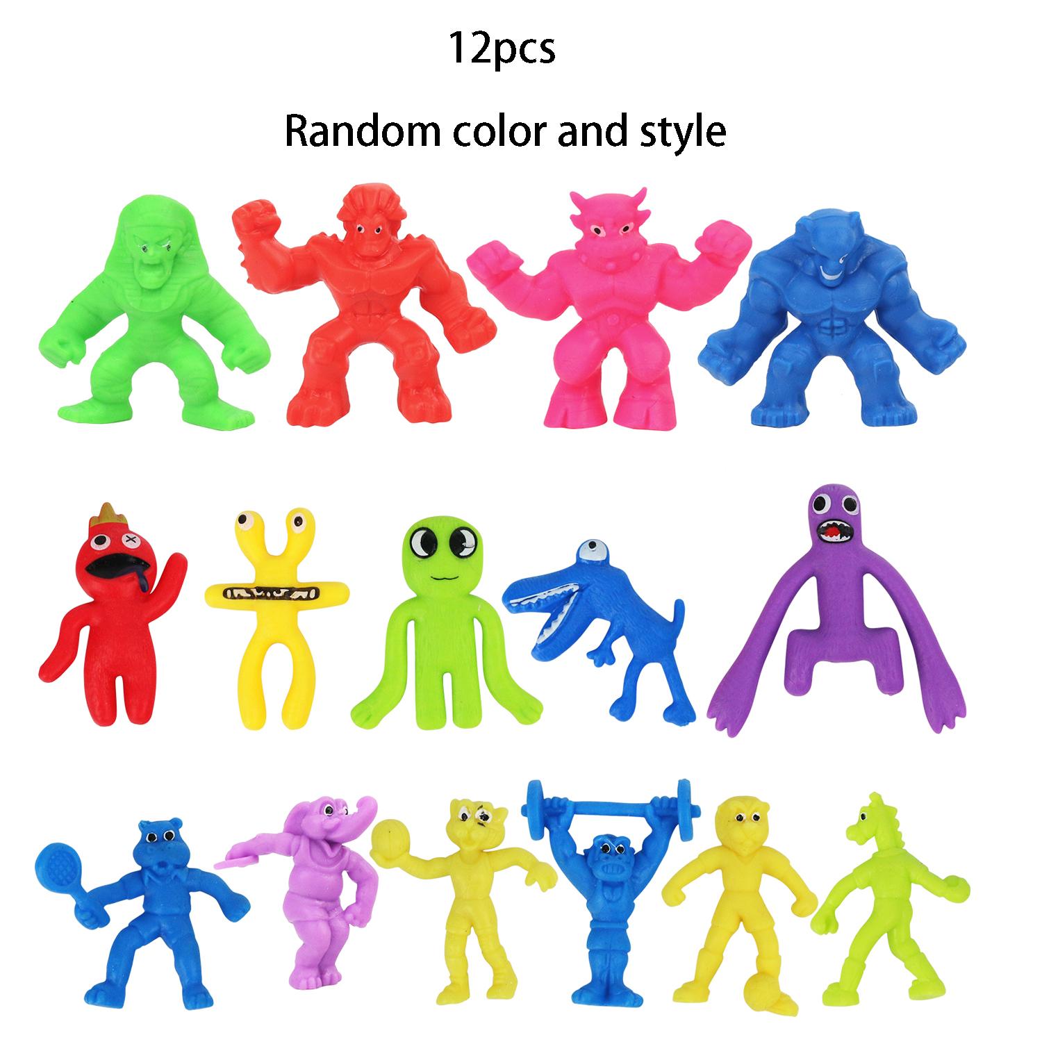 ElegantNieuw Uniek TPR Monster Rekbaar Knijp Muziek Creatief DIY Montage Stressverlichtend Speelgoed Kleuren en Stijlen Willekeurig