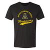 Appalachian State Mountaineers Retro Script Triblend T-Shirt - Vintage Black
