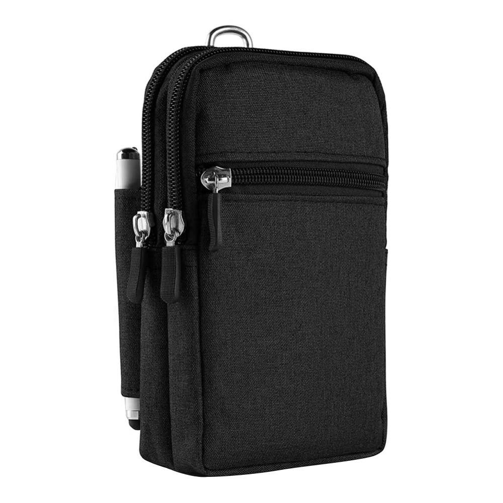 Carrying Case Cell Phone Case Three Layers Mobile Phone Waist Packs  Hiking Climbing