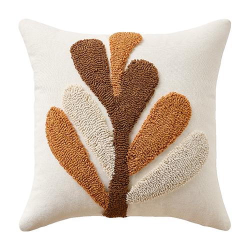 1PC LOZUJOJU Nordic Retro Style Plush Embroidered Pillowcase Halloween Style Cushion Cover for Sofa Living Room Bedroom Home Decor